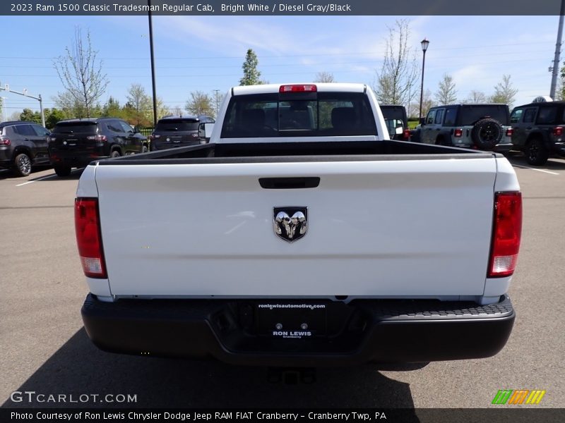 Bright White / Diesel Gray/Black 2023 Ram 1500 Classic Tradesman Regular Cab