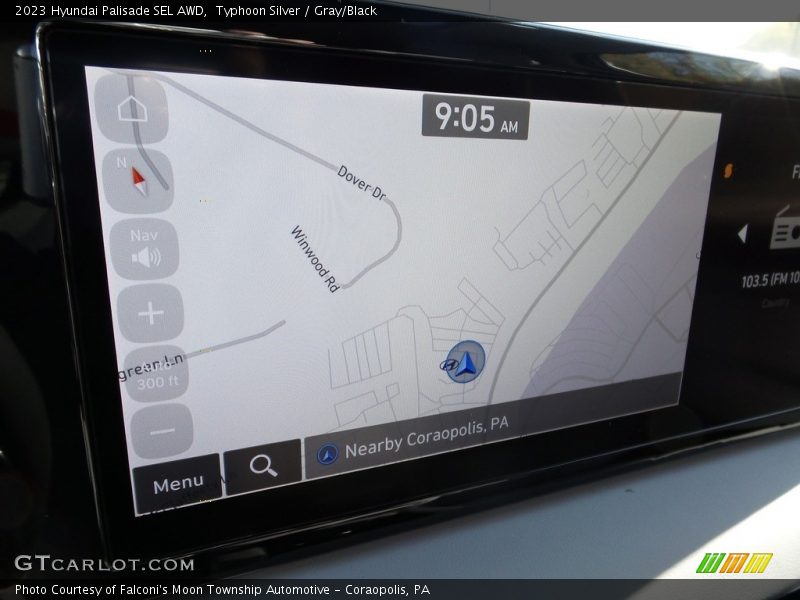 Typhoon Silver / Gray/Black 2023 Hyundai Palisade SEL AWD