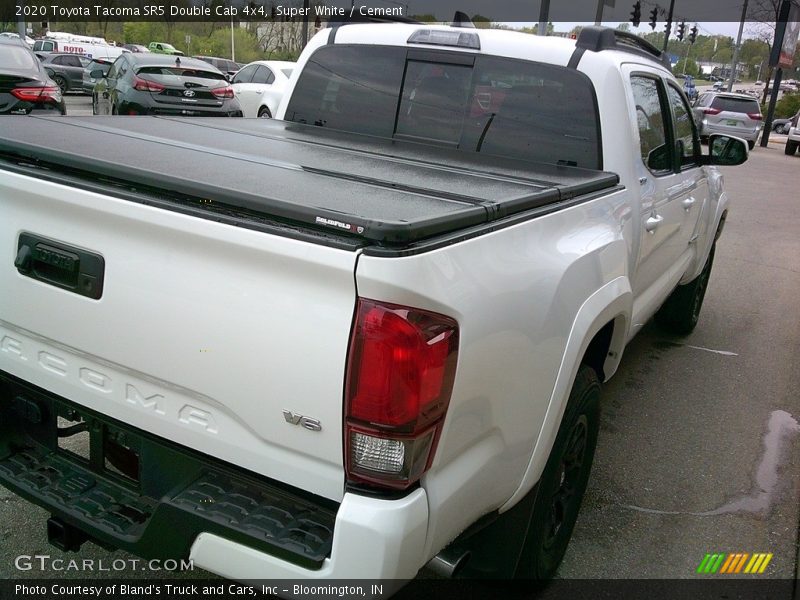 Super White / Cement 2020 Toyota Tacoma SR5 Double Cab 4x4