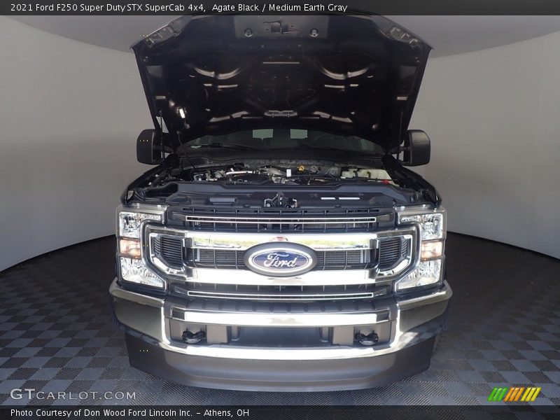 Agate Black / Medium Earth Gray 2021 Ford F250 Super Duty STX SuperCab 4x4
