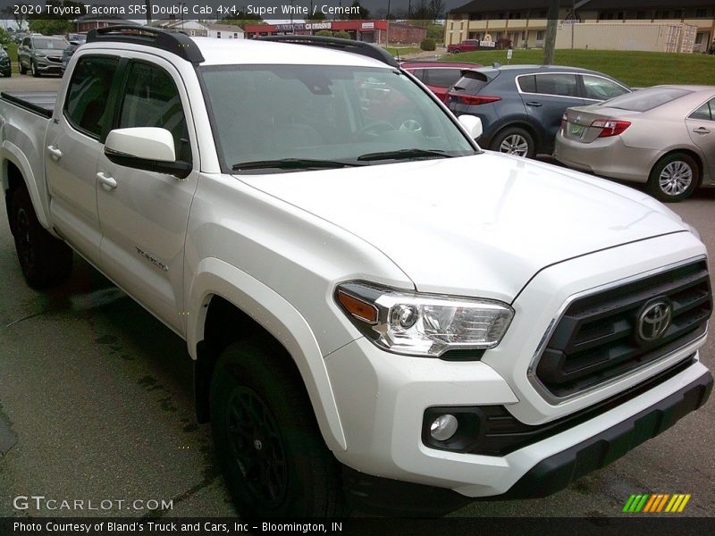 Super White / Cement 2020 Toyota Tacoma SR5 Double Cab 4x4