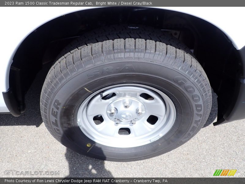 Bright White / Diesel Gray/Black 2023 Ram 1500 Classic Tradesman Regular Cab