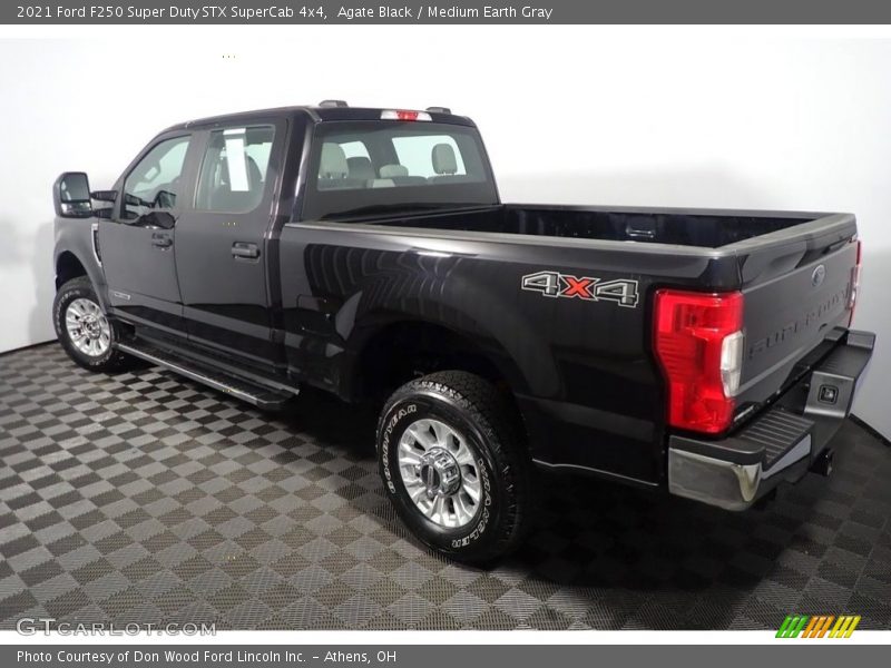 Agate Black / Medium Earth Gray 2021 Ford F250 Super Duty STX SuperCab 4x4