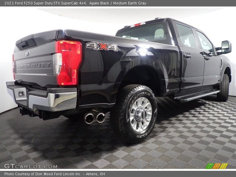 Agate Black / Medium Earth Gray 2021 Ford F250 Super Duty STX SuperCab 4x4