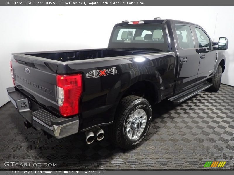 Agate Black / Medium Earth Gray 2021 Ford F250 Super Duty STX SuperCab 4x4