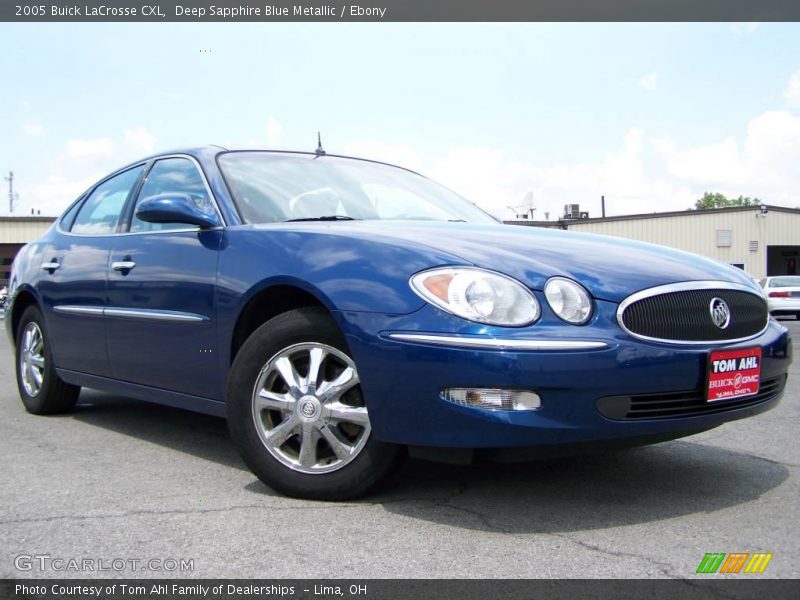 Deep Sapphire Blue Metallic / Ebony 2005 Buick LaCrosse CXL
