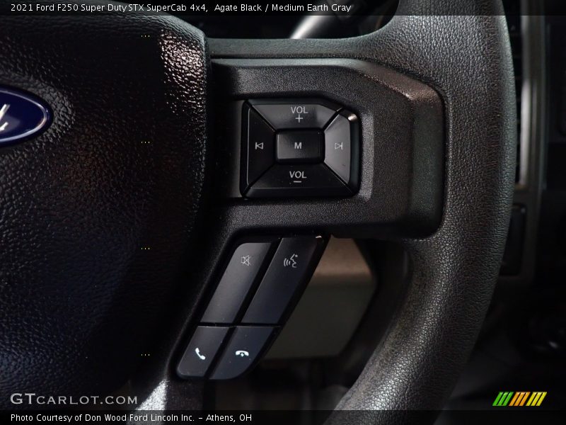 Agate Black / Medium Earth Gray 2021 Ford F250 Super Duty STX SuperCab 4x4