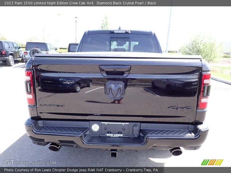 Diamond Black Crystal Pearl / Black 2023 Ram 1500 Limited Night Edition Crew Cab 4x4