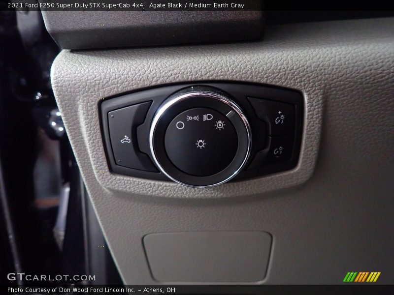 Agate Black / Medium Earth Gray 2021 Ford F250 Super Duty STX SuperCab 4x4