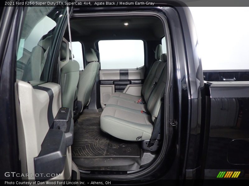 Agate Black / Medium Earth Gray 2021 Ford F250 Super Duty STX SuperCab 4x4