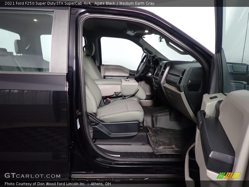 Agate Black / Medium Earth Gray 2021 Ford F250 Super Duty STX SuperCab 4x4