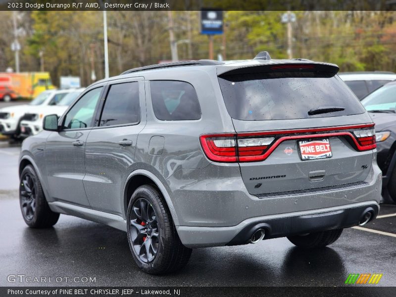 Destroyer Gray / Black 2023 Dodge Durango R/T AWD