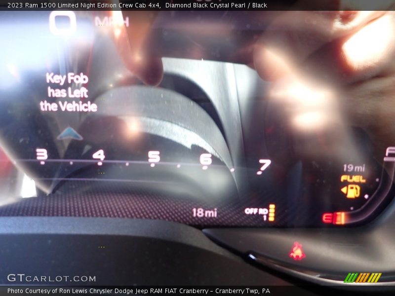 Diamond Black Crystal Pearl / Black 2023 Ram 1500 Limited Night Edition Crew Cab 4x4