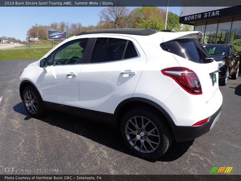 Summit White / Ebony 2019 Buick Encore Sport Touring AWD