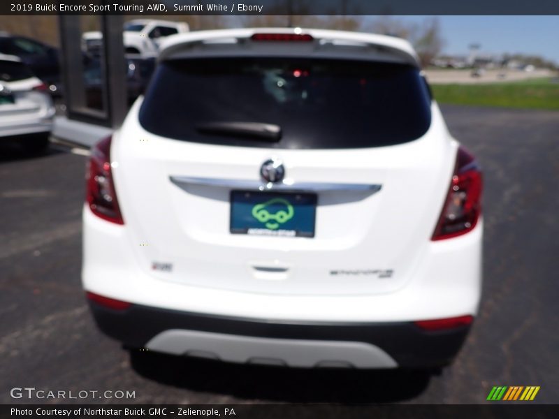 Summit White / Ebony 2019 Buick Encore Sport Touring AWD