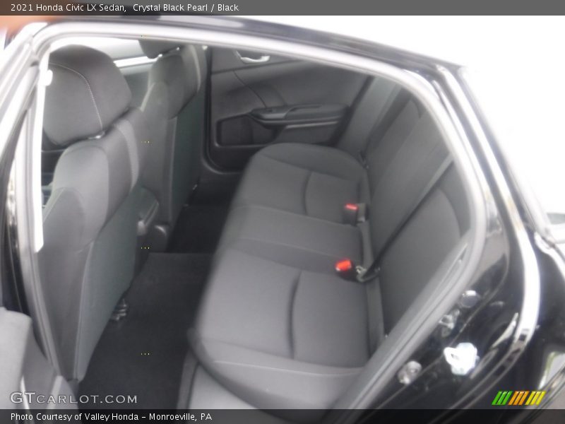 Crystal Black Pearl / Black 2021 Honda Civic LX Sedan
