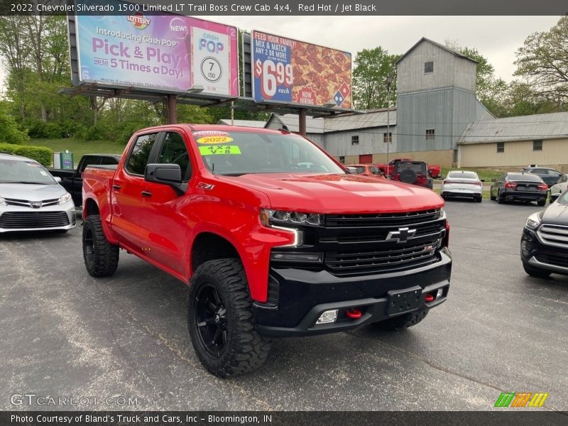 Red Hot / Jet Black 2022 Chevrolet Silverado 1500 Limited LT Trail Boss Crew Cab 4x4