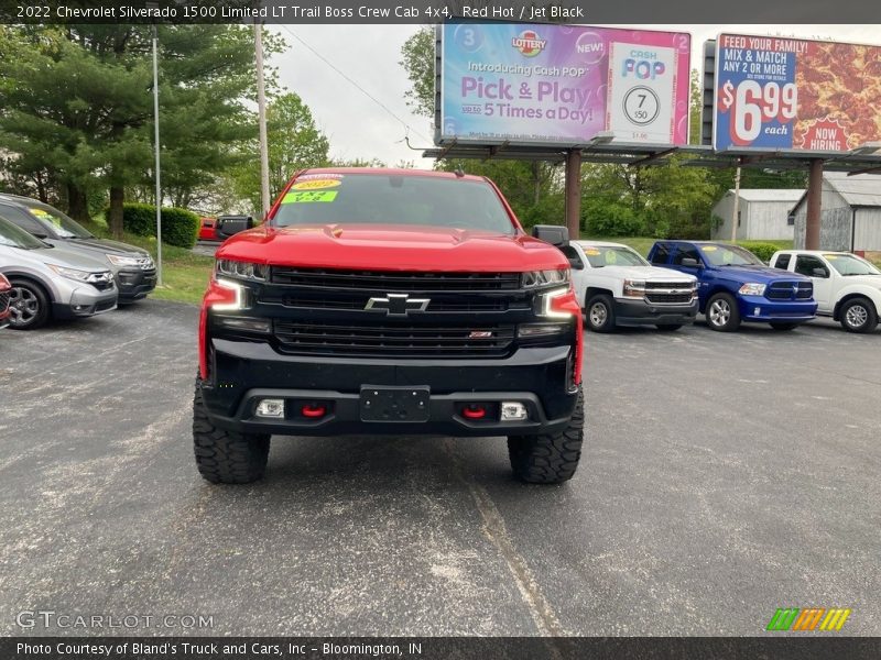 Red Hot / Jet Black 2022 Chevrolet Silverado 1500 Limited LT Trail Boss Crew Cab 4x4