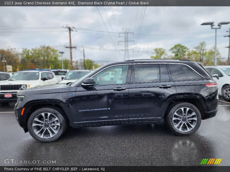 Diamond Black Crystal Pearl / Global Black 2023 Jeep Grand Cherokee Overland 4XE