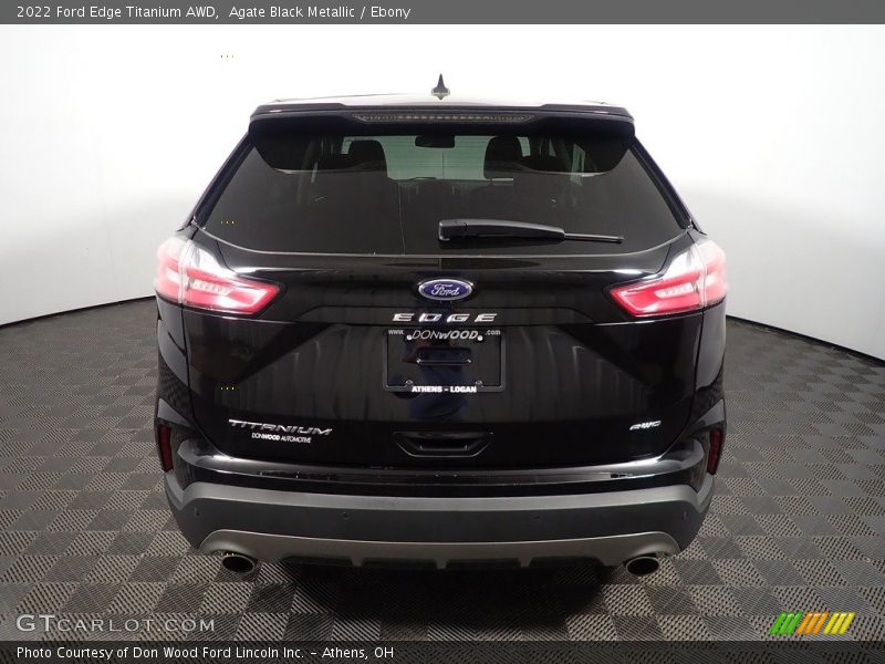 Agate Black Metallic / Ebony 2022 Ford Edge Titanium AWD