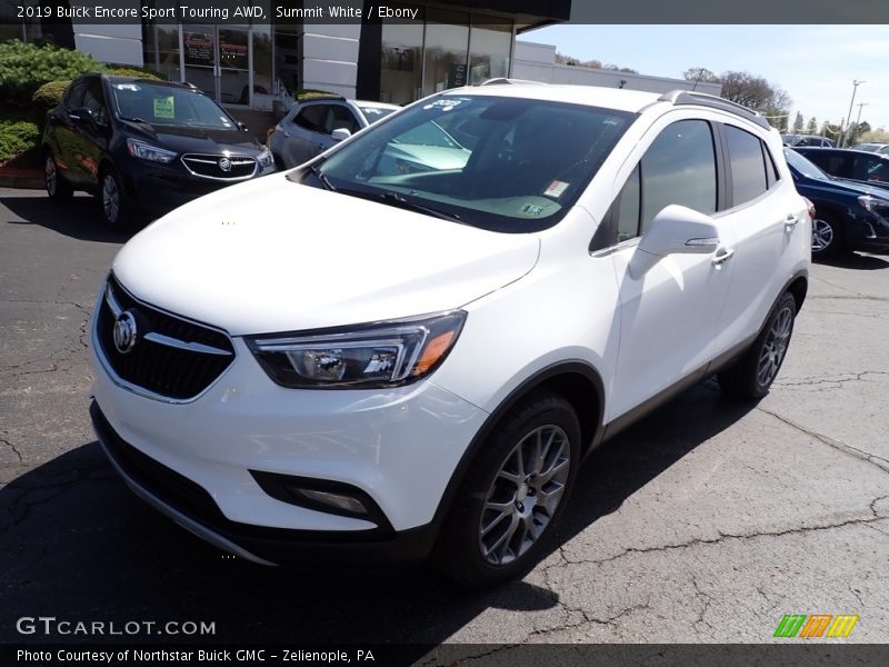 Summit White / Ebony 2019 Buick Encore Sport Touring AWD