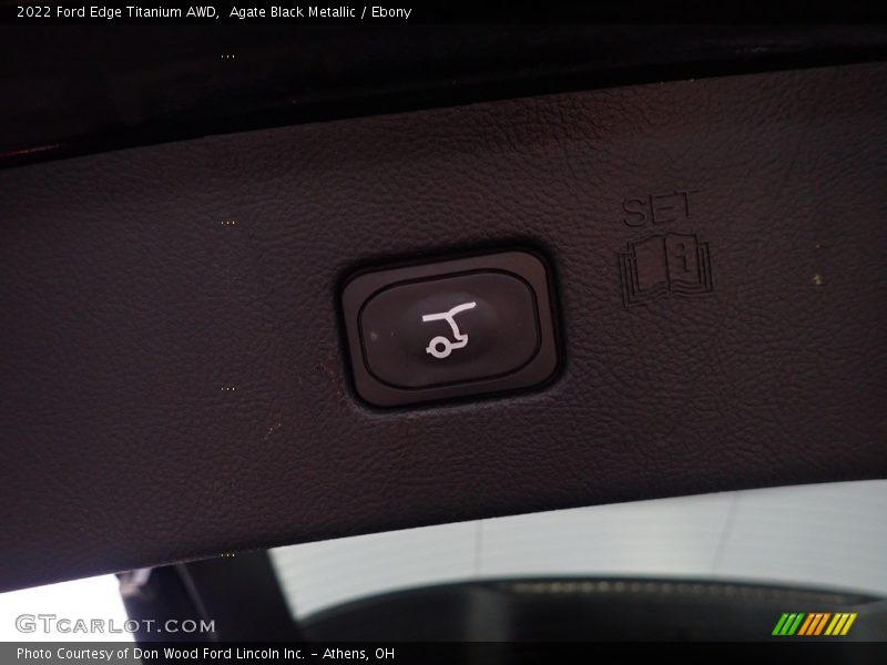 Agate Black Metallic / Ebony 2022 Ford Edge Titanium AWD