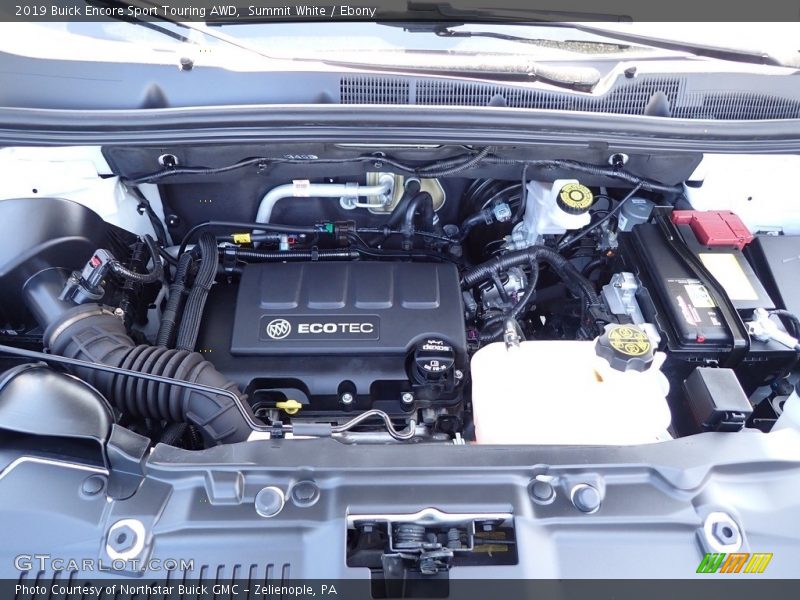  2019 Encore Sport Touring AWD Engine - 1.4 Liter Turbocharged DOHC 16-Valve VVT 4 Cylinder