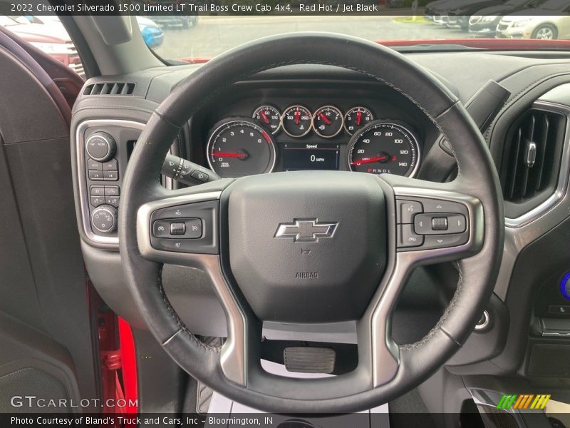 Red Hot / Jet Black 2022 Chevrolet Silverado 1500 Limited LT Trail Boss Crew Cab 4x4