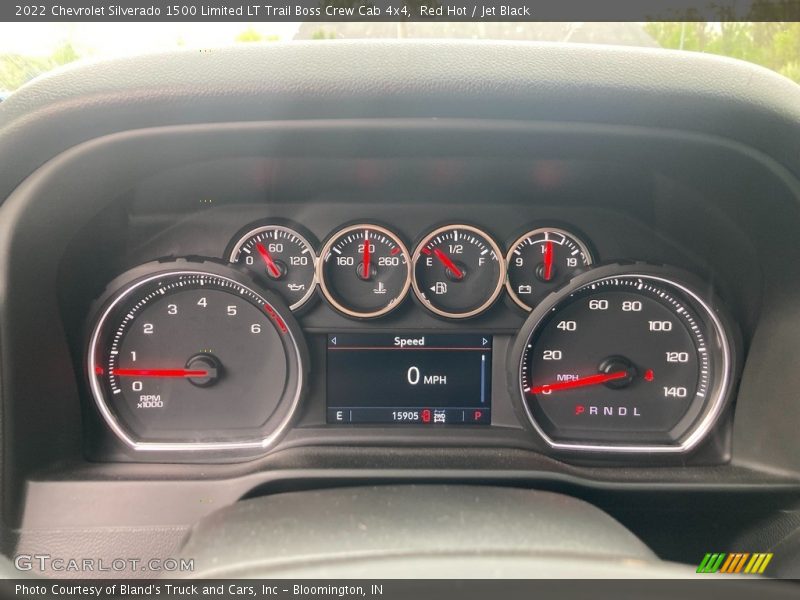 Red Hot / Jet Black 2022 Chevrolet Silverado 1500 Limited LT Trail Boss Crew Cab 4x4
