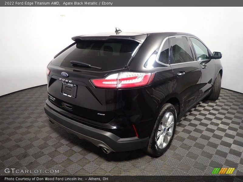 Agate Black Metallic / Ebony 2022 Ford Edge Titanium AWD