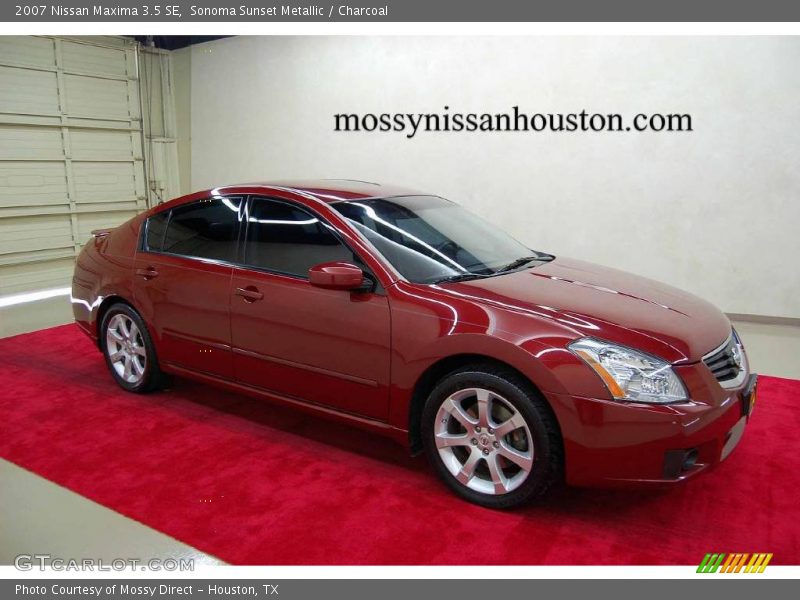Sonoma Sunset Metallic / Charcoal 2007 Nissan Maxima 3.5 SE