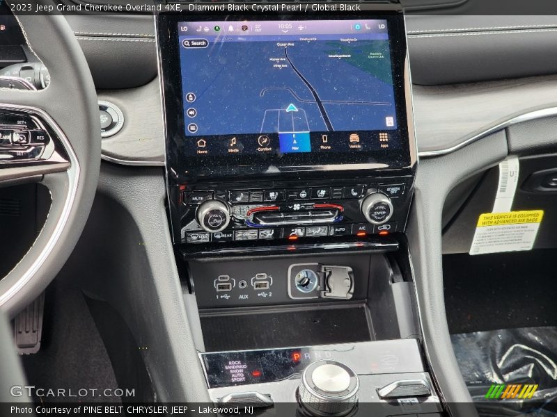 Diamond Black Crystal Pearl / Global Black 2023 Jeep Grand Cherokee Overland 4XE