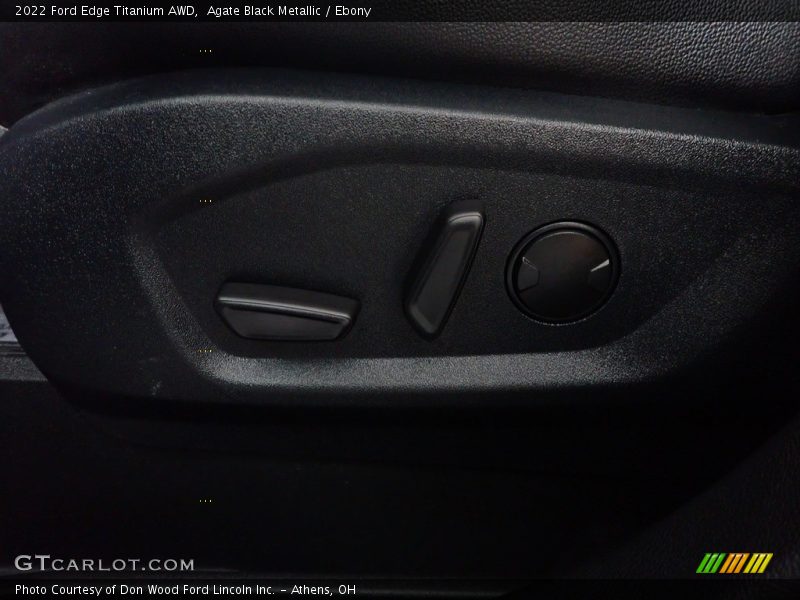 Agate Black Metallic / Ebony 2022 Ford Edge Titanium AWD