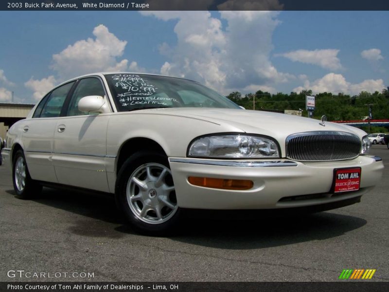 White Diamond / Taupe 2003 Buick Park Avenue