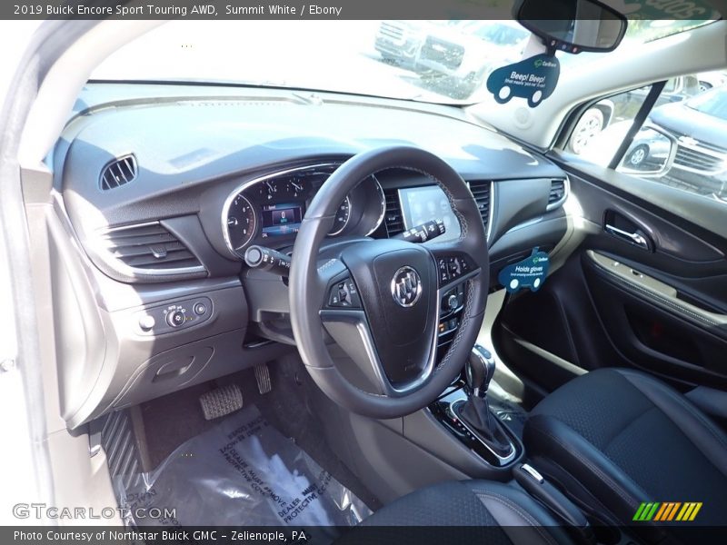 Dashboard of 2019 Encore Sport Touring AWD