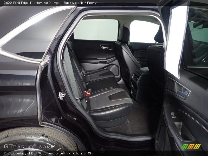 Agate Black Metallic / Ebony 2022 Ford Edge Titanium AWD
