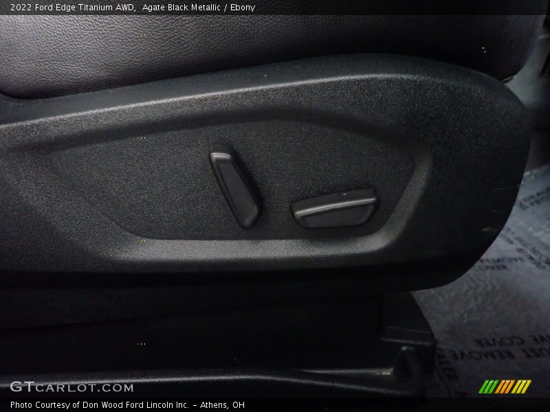 Agate Black Metallic / Ebony 2022 Ford Edge Titanium AWD