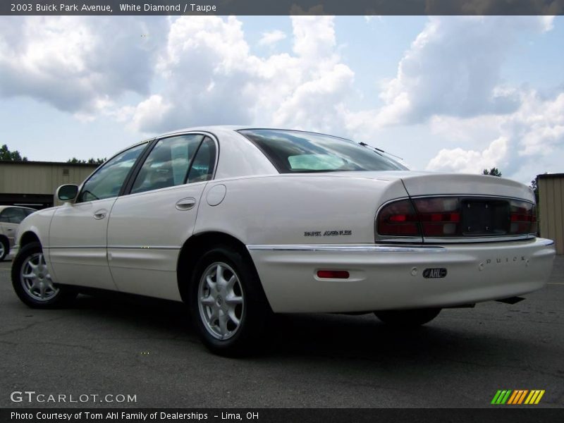 White Diamond / Taupe 2003 Buick Park Avenue