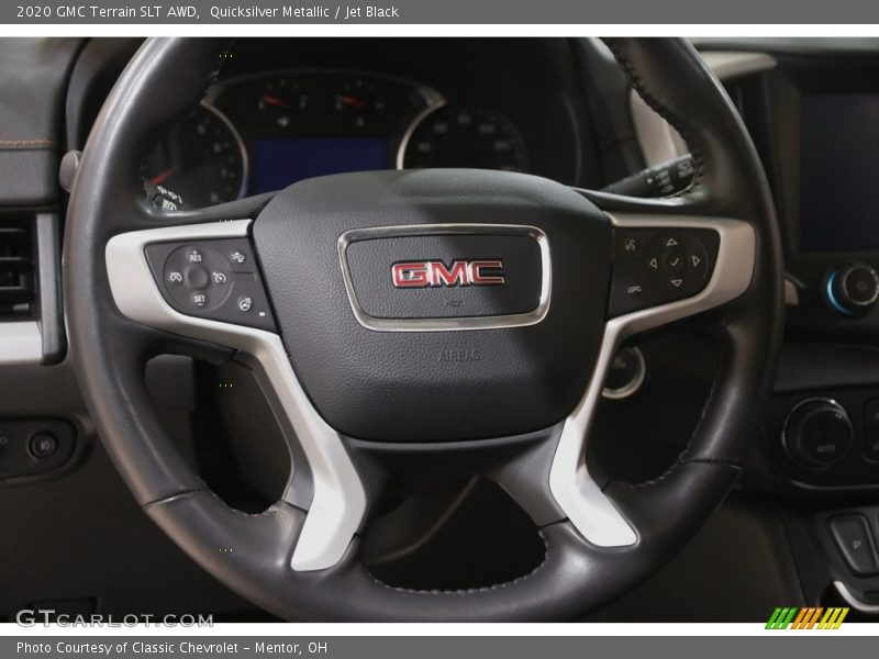 Quicksilver Metallic / Jet Black 2020 GMC Terrain SLT AWD