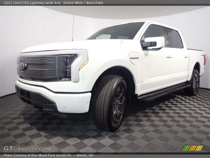 Oxford White / Black/Slate 2022 Ford F150 Lightning Lariat 4x4