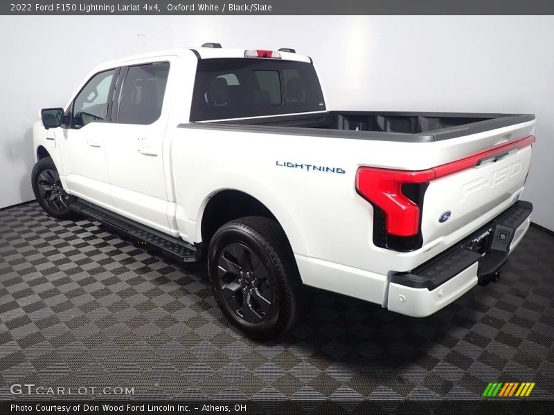 Oxford White / Black/Slate 2022 Ford F150 Lightning Lariat 4x4