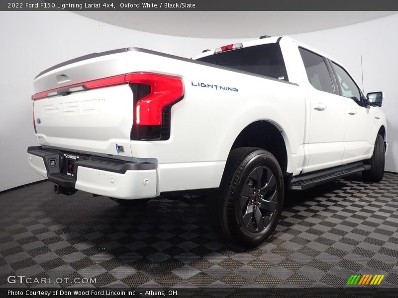 Oxford White / Black/Slate 2022 Ford F150 Lightning Lariat 4x4