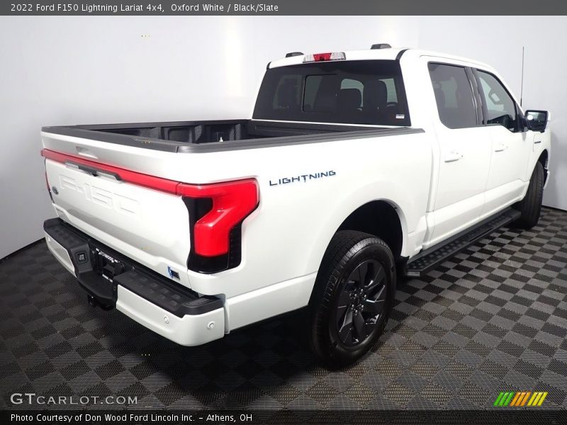Oxford White / Black/Slate 2022 Ford F150 Lightning Lariat 4x4