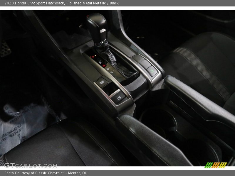 Polished Metal Metallic / Black 2020 Honda Civic Sport Hatchback