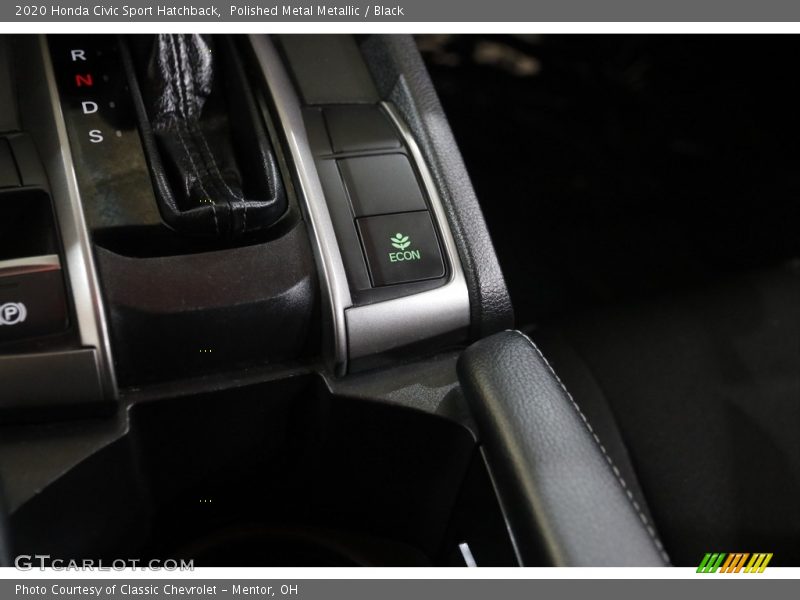 Polished Metal Metallic / Black 2020 Honda Civic Sport Hatchback