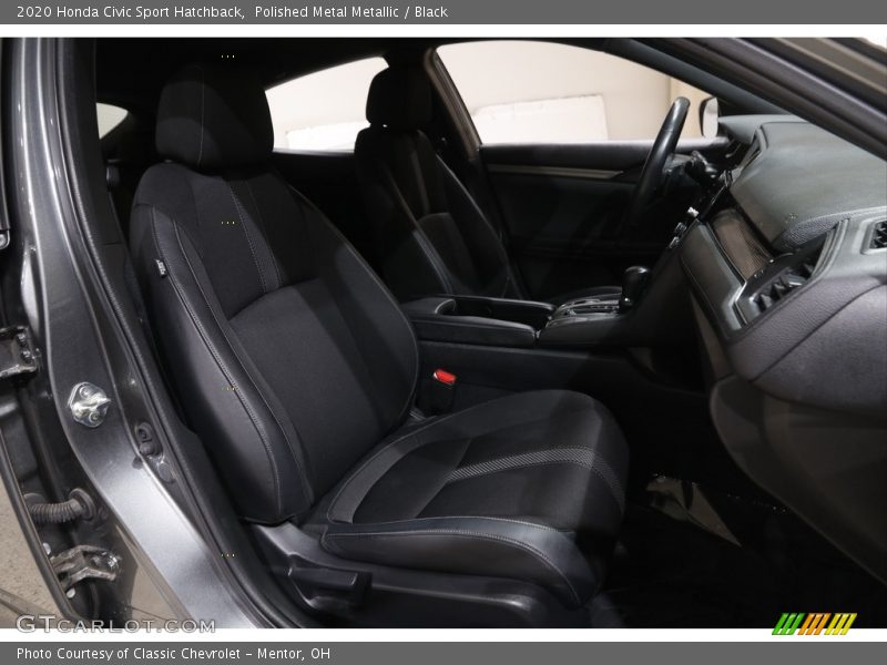 Polished Metal Metallic / Black 2020 Honda Civic Sport Hatchback