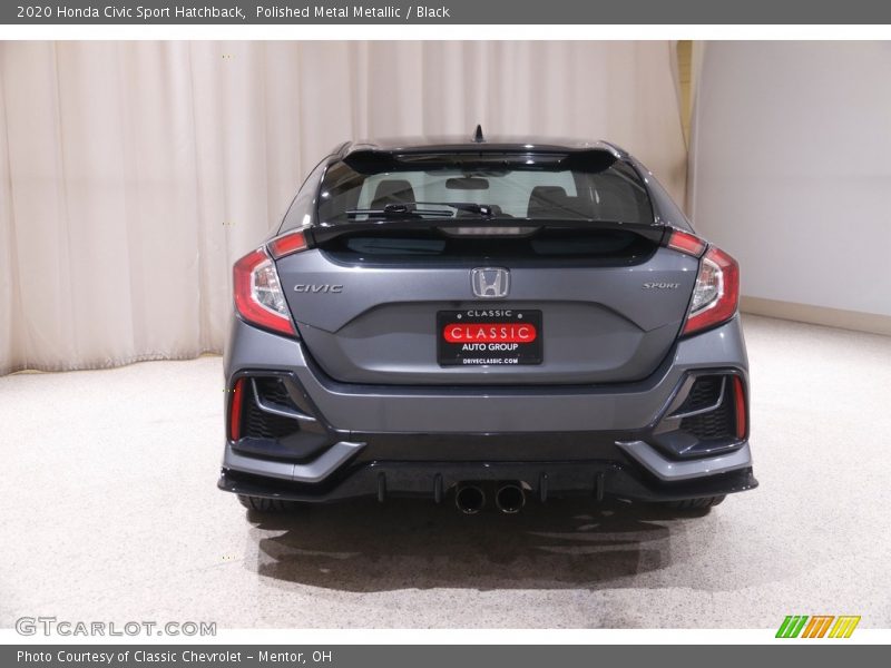 Polished Metal Metallic / Black 2020 Honda Civic Sport Hatchback