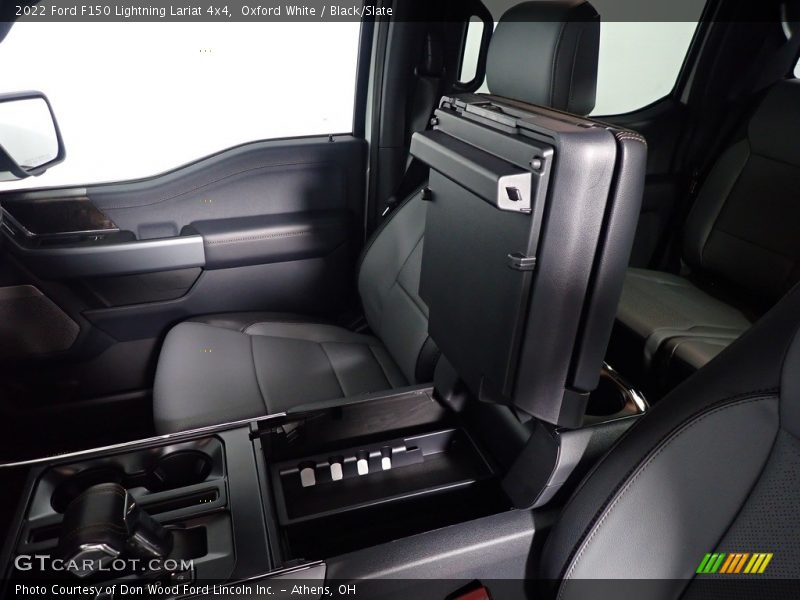 Oxford White / Black/Slate 2022 Ford F150 Lightning Lariat 4x4