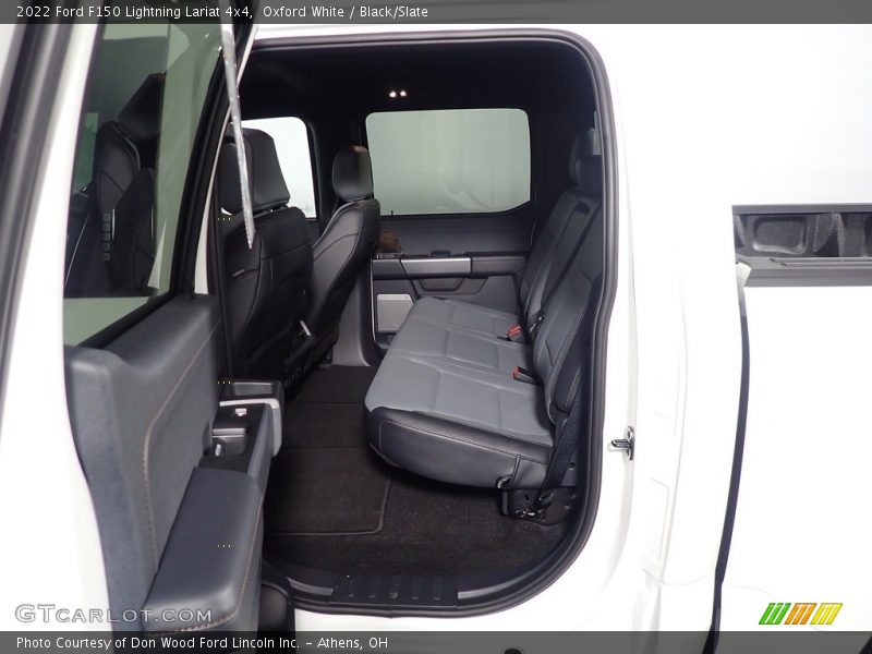 Rear Seat of 2022 F150 Lightning Lariat 4x4