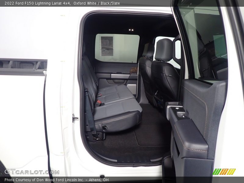 Oxford White / Black/Slate 2022 Ford F150 Lightning Lariat 4x4